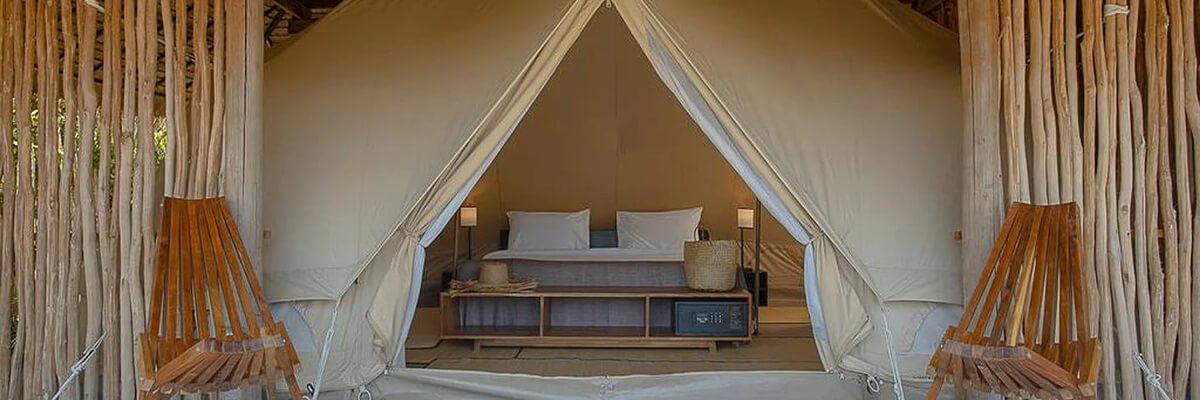 beachfront glamping on koh rong samloem - Cambodia Tours
