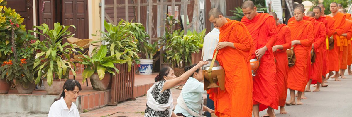 Almsgiving Ceremony in Luang Prabang - Indochina tour packages​