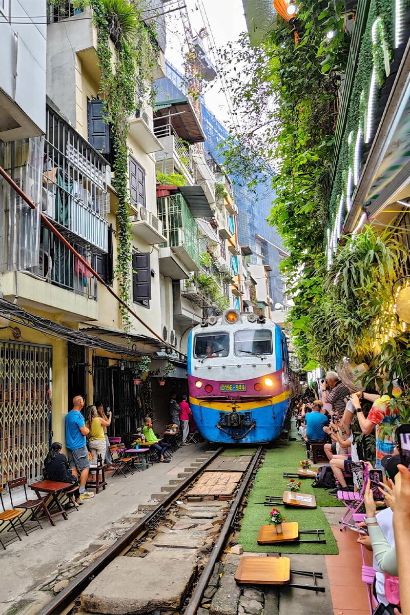 Hanoi Train Street - best tours of vietnam and cambodia