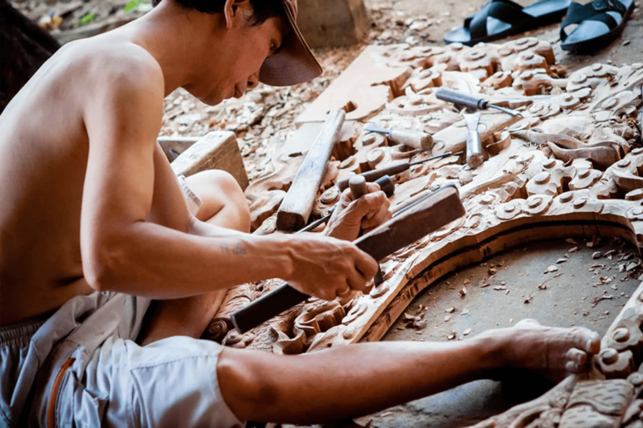Kim Bong Carpentry Village - one of the traditional craft villages in Vietnam 