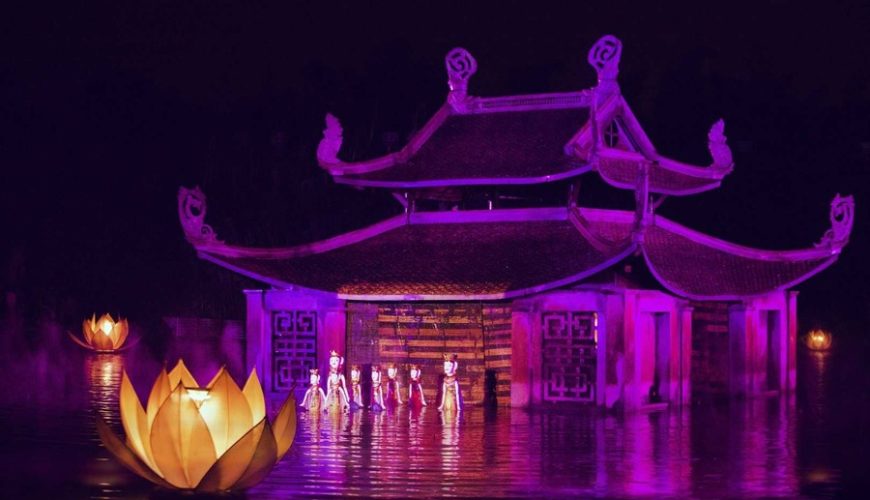 _Traditional puppetry in The Quintessence of Tonkin Show