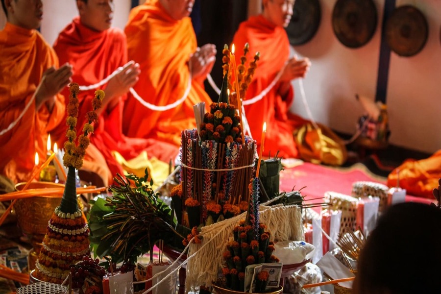 Baci Ceremony is one of the best things to do in laos