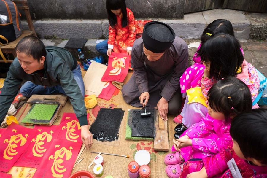 Dong-Ho-Painting-Village- one the top Must-visit Traditional Handicraft Villages in Vietnam