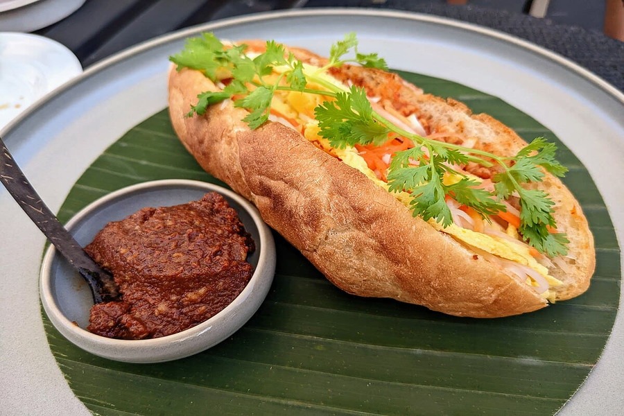 Khao Jee Pa-Tay is a must-try laos dish