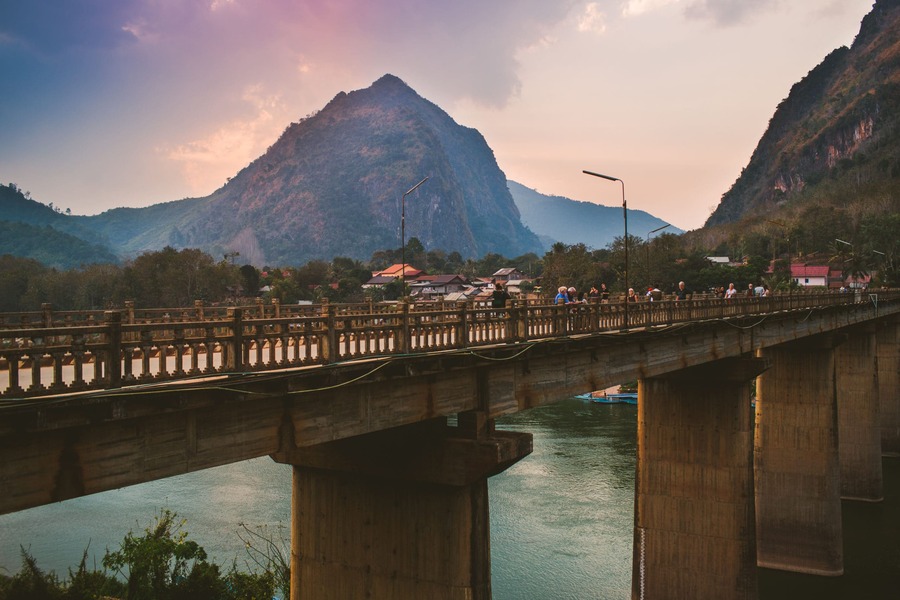 Nong Khiaw - A Scenic Laos Natural Wonder of Karst Landscapes