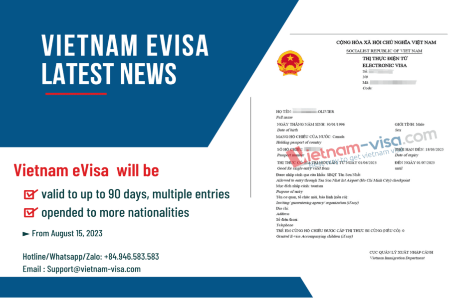 Vietnam E-Visa: Now Valid for 90 Days