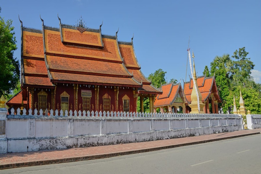 Wat Sene Souk Haram is a famous laos temple