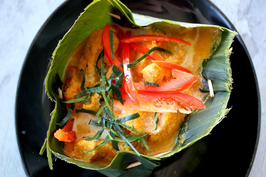 fish amok of Cambodian Foods and Drinks