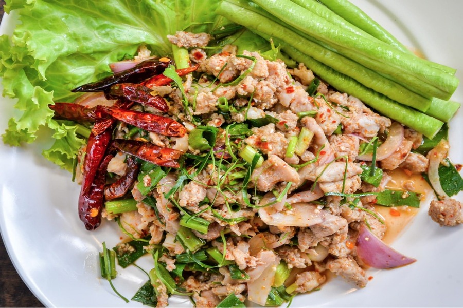 lapp is tradditonal laos dish