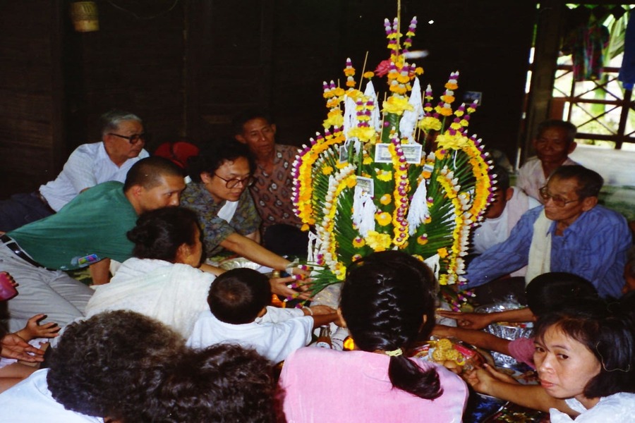 merit of Laos Death Ceremony