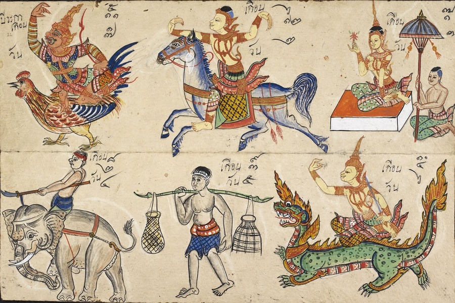 traditional Cambodia’s 12 Zodiac Animals