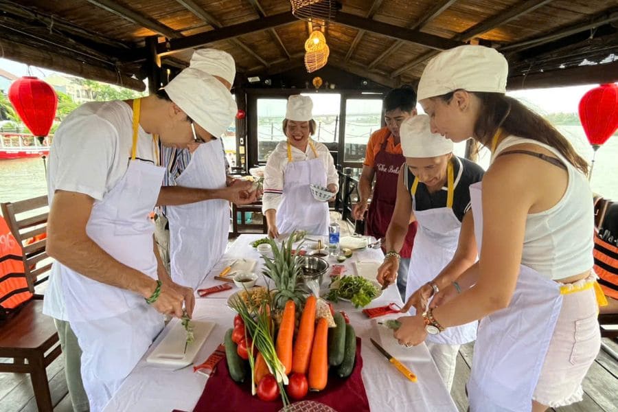 Cooking class during South East Asia Tours