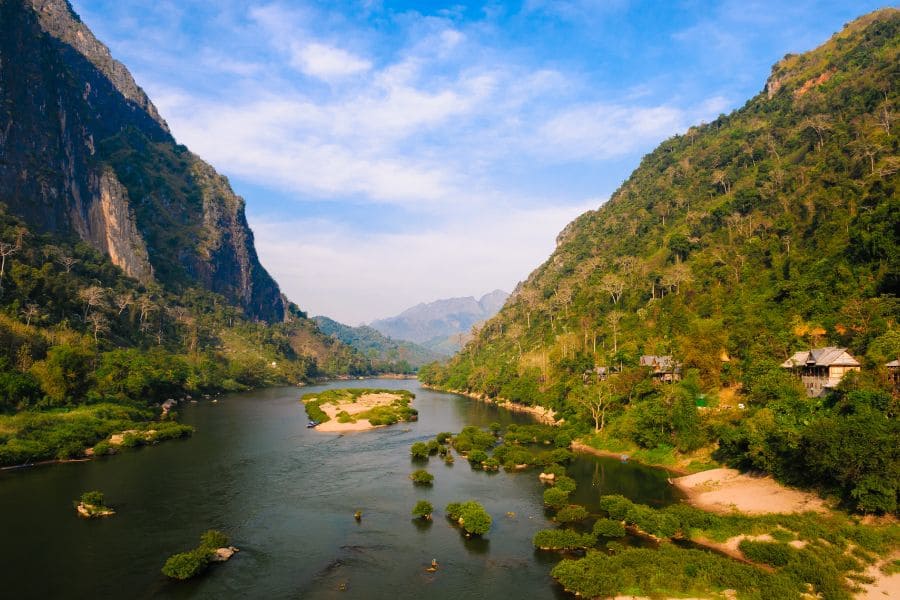 Nong Khiaw river - off the beaten path indochina